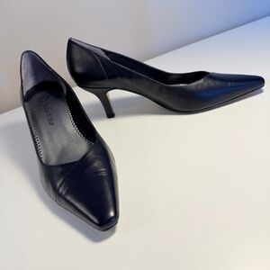 Bella Vita Genuine Leather Classic Black Pumps Heels Women’s Size 10 Worn Once!